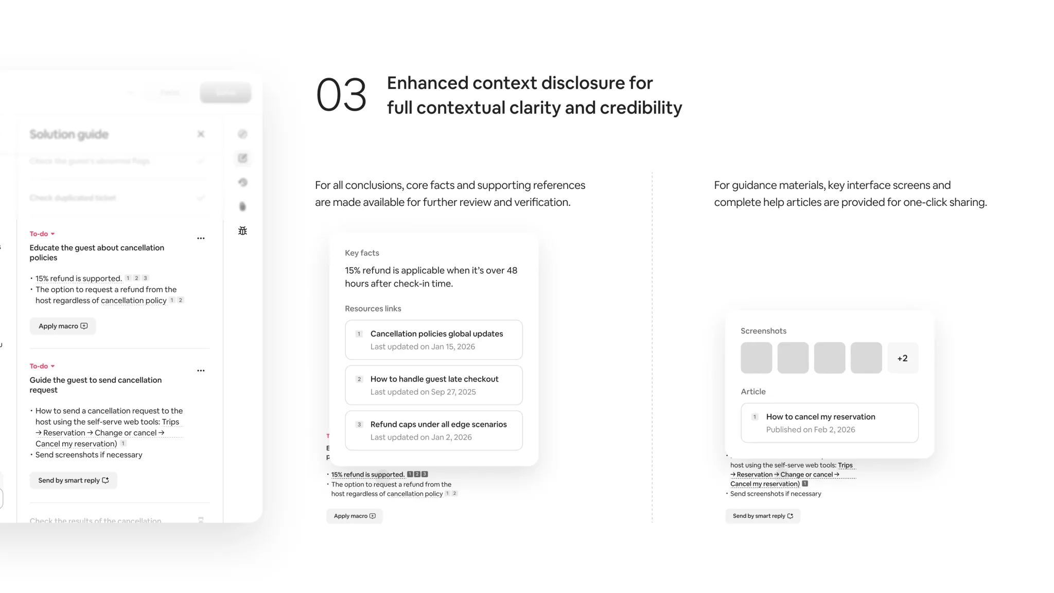 Enhanced context disclosure for full clarity