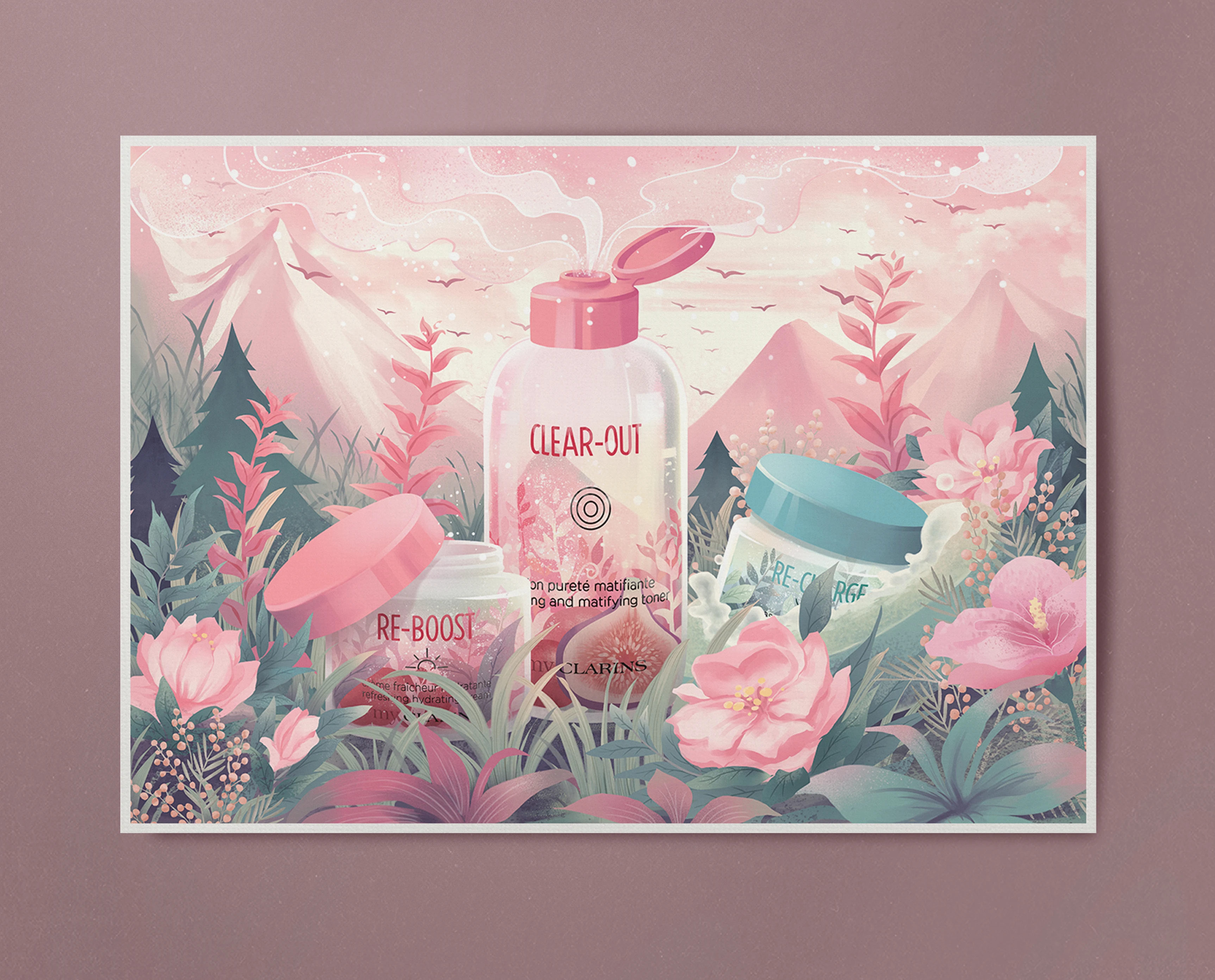 my CLARINS · Skin in Bloom